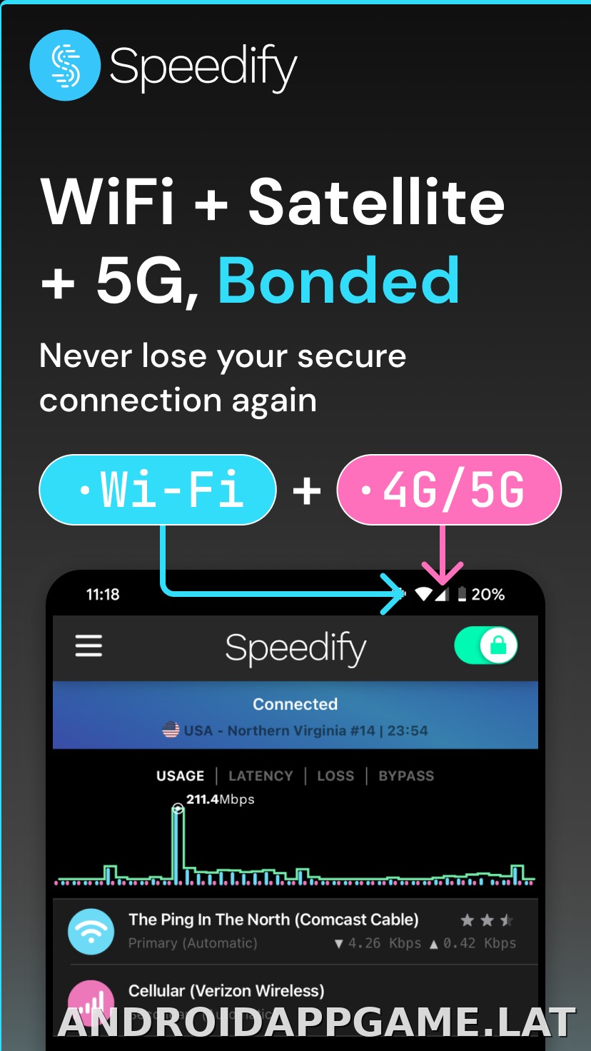 Speedify скриншот 1