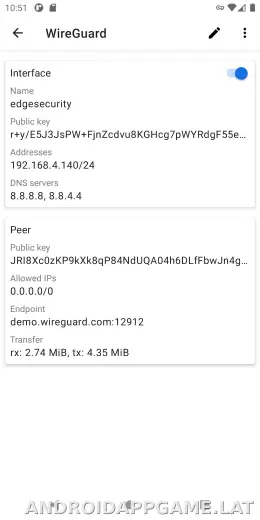 WireGuard скриншот 2